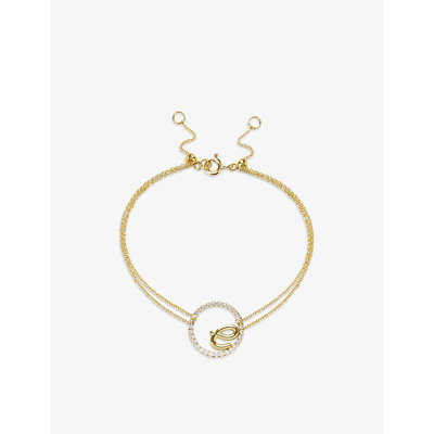 The Alkemistry 18ct yellow gold Love Letter initial bracelet