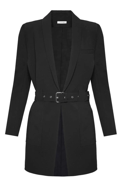 Shop Anine Bing Belted Blazer In Black