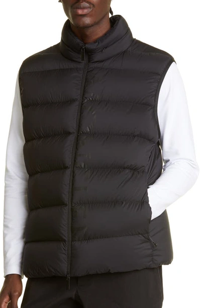 Shop Moncler Amak Down Puffer Vest In Black