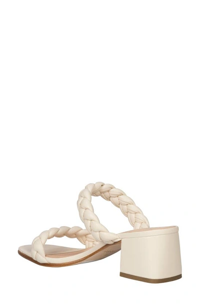 Kate Spade Juniper Braided Dual-band Slide Sandals In Parchment.