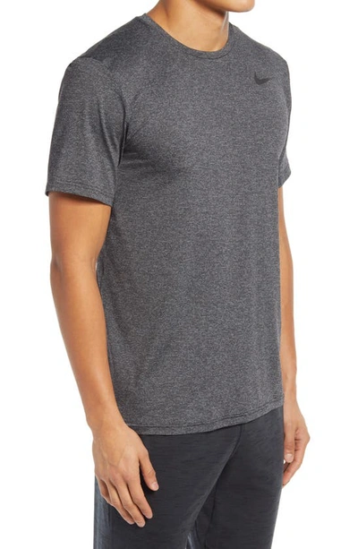 Shop Nike Dri-fit Static Training T-shirt In Black/ Grey/  Black