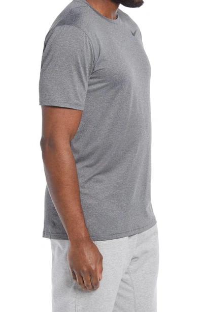 Shop Nike Dri-fit Static Training T-shirt In Iron Grey/ Grey/ Black