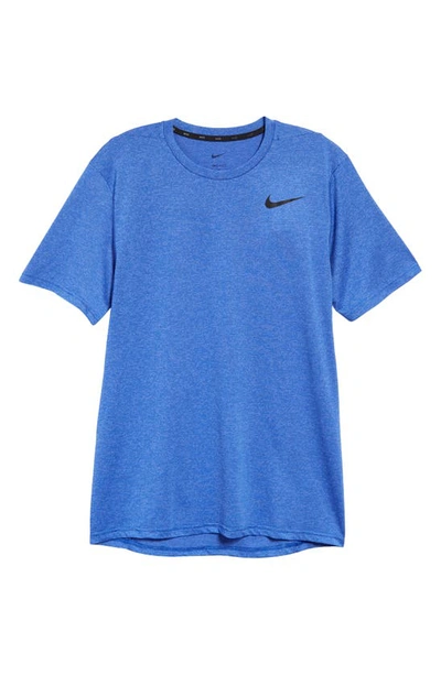 Shop Nike Dri-fit Static Training T-shirt In Game Royal/ Royal/ Black