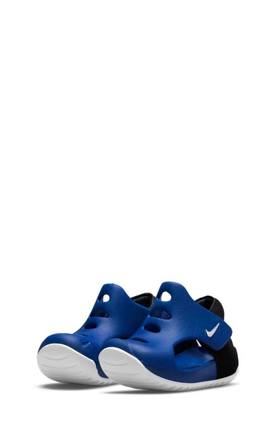 Shop Nike Sunray Protect 3 Sandal In Game Royal/ White/ Black