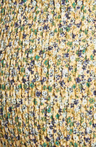Angel Maternity Floral Maternity Skirt In Green Flora
