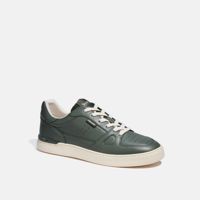 Shop Coach Outlet Clip Court Sneaker In Green