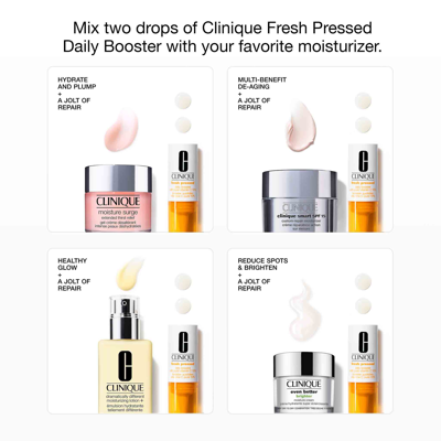Shop Clinique Fresh Pressed Daily Booster With Pure Vitamin C 10% In 40 ml (4 Vials)