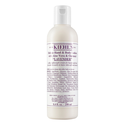 Shop Kiehl's Since 1851 Hand And Body Lotion With Aloe Vera And Oatmeal In Lavender