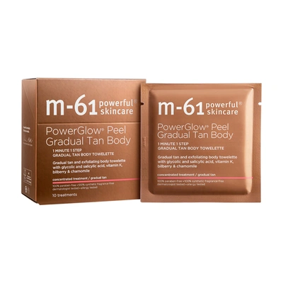 Shop M-61 Powerglow Peel Gradual Tan Body In Default Title
