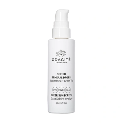 Shop Odacite Sheer Sunscreen Mineral Drops Spf 50 In Default Title