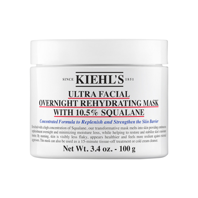 Shop Kiehl's Since 1851 Ultra Facial Overnight Hydrating Face Mask With 10.5% Squalane In Default Title