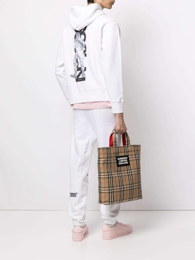 Shop Aitor Throup Unisex Hoody Artwork No1939 In White