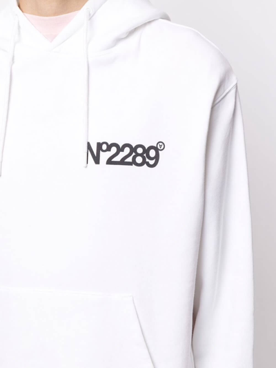 Shop Aitor Throup Unisex Hoody Artwork No2289 In White