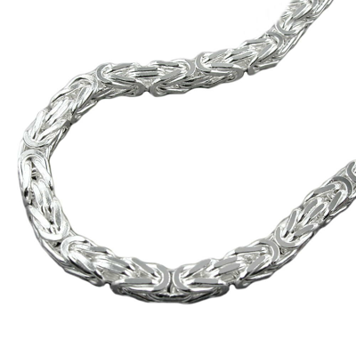 Pre-owned Echtschmuck Königskette 925 Echt Silber Halskette Sterling 55 Cm Herren 93 6 Mm Massiv Neu