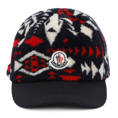 Shop Moncler Baseball Cap Hat In Multicolour