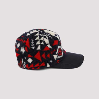 Shop Moncler Baseball Cap Hat In Multicolour