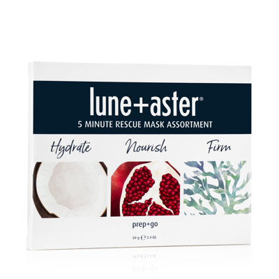 Shop Lune+aster 5 Minute Rescue Mask Assortment Trio Hydrate, Firm And Nourish In Default Title