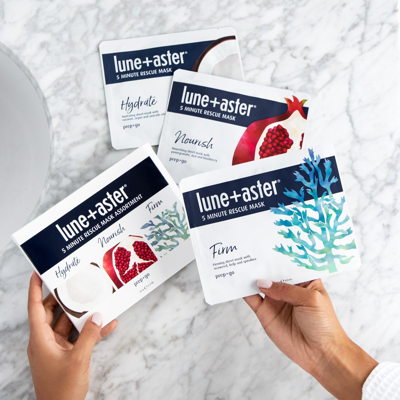 Lune+aster 5 Minute Rescue Mask Assortment Trio Hydrate, Firm And Nourish In Default Title