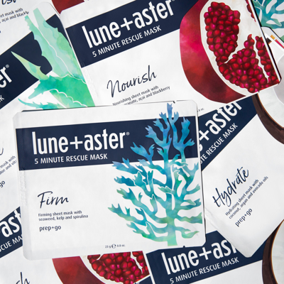 Shop Lune+aster 5 Minute Rescue Mask Assortment Trio Hydrate, Firm And Nourish In Default Title