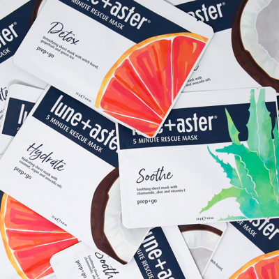 Lune+aster 5 Minute Rescue Mask Assortment Trio Hydrate, Soothe And Detox In Default Title