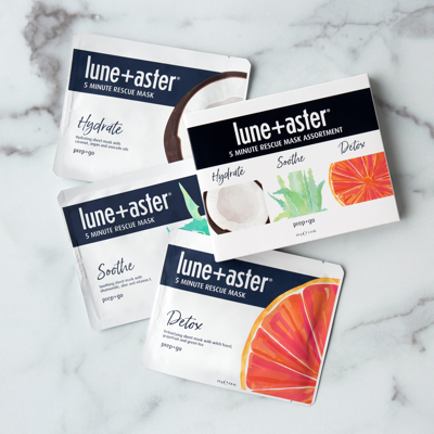 Lune+aster 5 Minute Rescue Mask Assortment Trio Hydrate, Soothe And Detox In Default Title