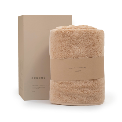 Shop Resore Body Towel In Toasted Almond