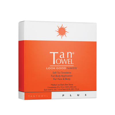 Shop Tantowel Classic Total Body Self-tan Towelette 5 Pack In Medium To Dark