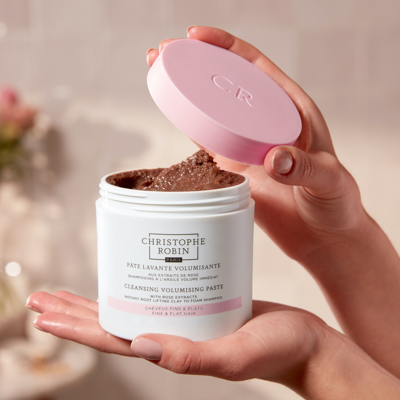 Shop Christophe Robin Cleansing Volumizing Paste With Pure Rassoul Clay And Rose Extracts In 8.4 Fl oz | 250 ml