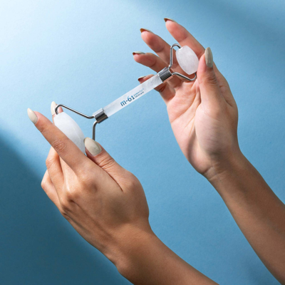 M-61 Clear Quartz Face Roller In Default Title