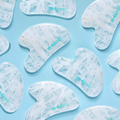 M-61 Clear Quartz Gua Sha In Default Title
