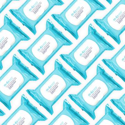 M-61 Fast Blast Cleansing Cloths In 30 Treatments