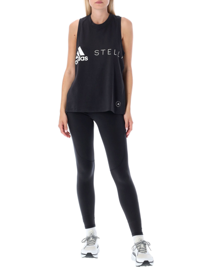 Shop Adidas By Stella Mccartney Truestrength Yoga Tights In Black