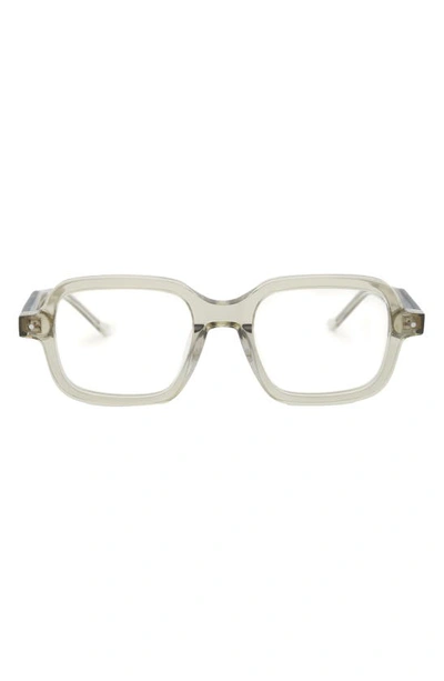 Shop Grey Ant Sext Square Reading Glasses In Clear/ Clear