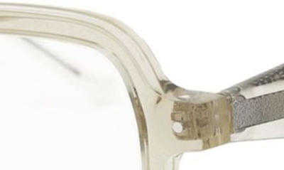 Shop Grey Ant Sext Square Reading Glasses In Clear/ Clear