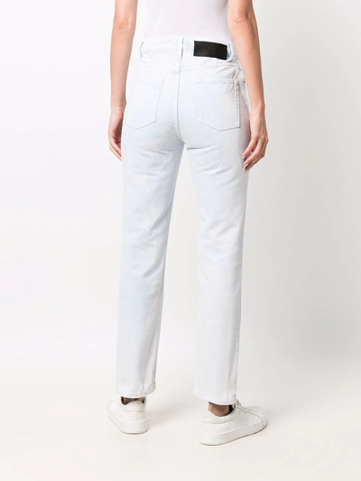 Shop Ami Alexandre Mattiussi Straight-fit Jeans In Blue