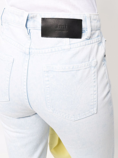 Shop Ami Alexandre Mattiussi Straight-fit Jeans In Blue