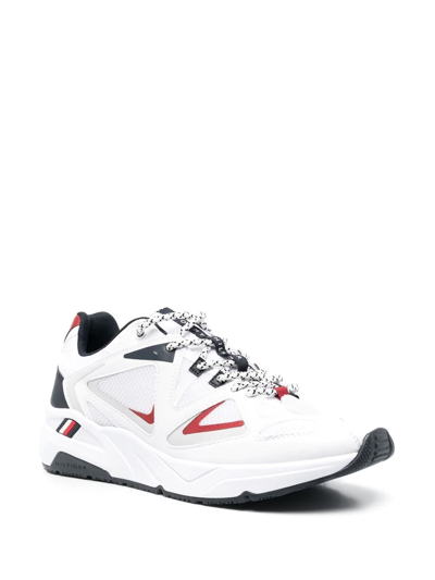 Tommy Hilfiger Tech Runner Low-top Sneakers In Weiss