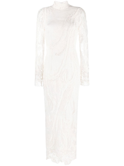 Shop V:pm Atelier Lace Maxi Dress In White