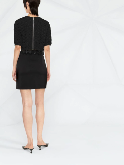 V:pm Atelier Cut-out Mini-skirt In Black