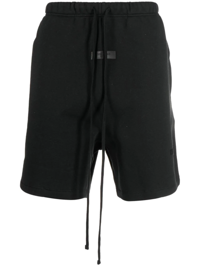 Essentials Jersey-knit Track Shorts In Black