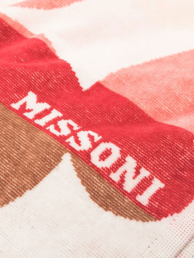 Missoni Butterfly-print Cotton Beach Towel In Neutrals