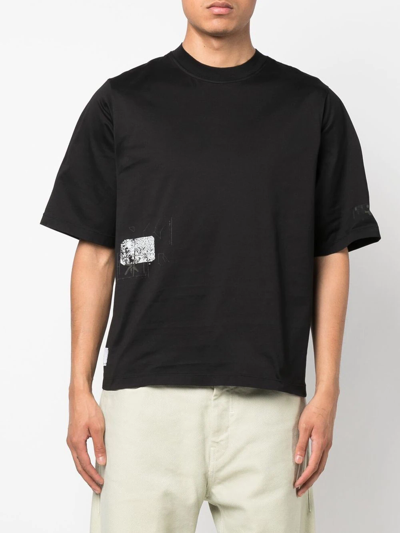 Shop Stone Island Shadow Project Short Sleeve T-shirt In Black