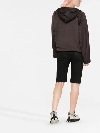 Kenzo Logo-print Hooded Jacket In Black