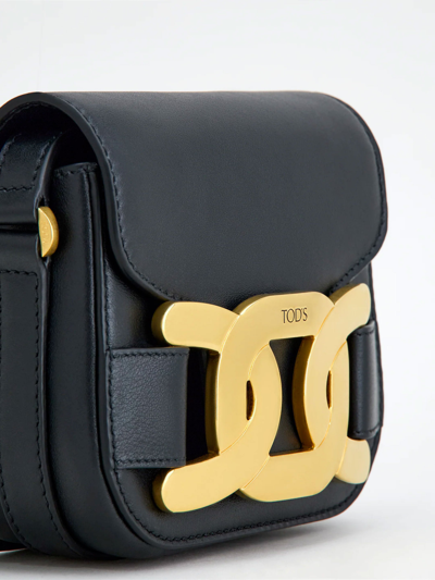 Tod's Leather Crossbody Bag Mini In Black | ModeSens