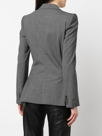 Pre-owned Dolce & Gabbana 1990s Notched Lapels Blazer In Grey