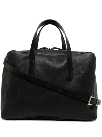 Shop Ally Capellino Jago Bowler Calvert Leather Bag In Black