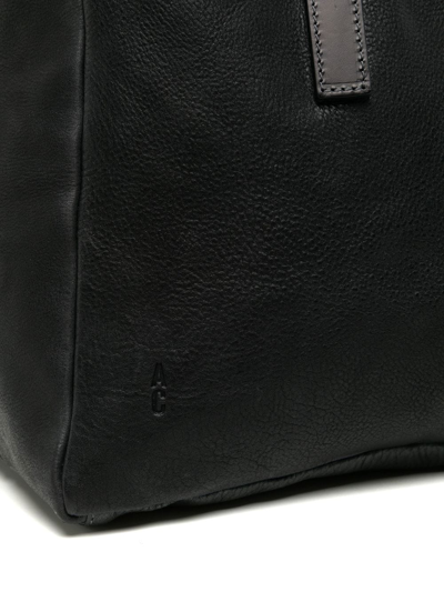 Shop Ally Capellino Jago Bowler Calvert Leather Bag In Black