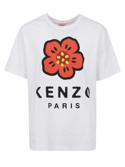 Shop Kenzo Seasonal Logo Classic T-shirt In White
