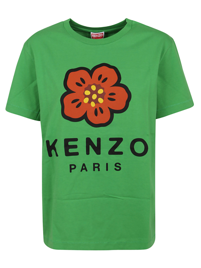 Shop Kenzo Paris Loose T-shirt In Grass Green