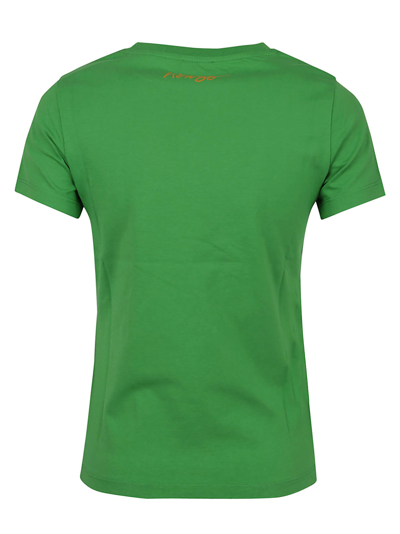 Shop Kenzo Graphic Classic T-shirt In Grass Green